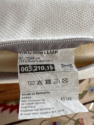 Colchón cuna Ikea Krummelur 120cm