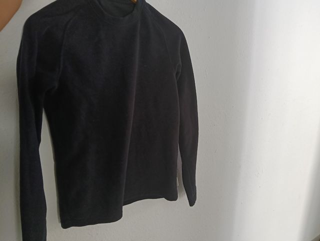 Sudadera térmica negra niño 12-13 quechua