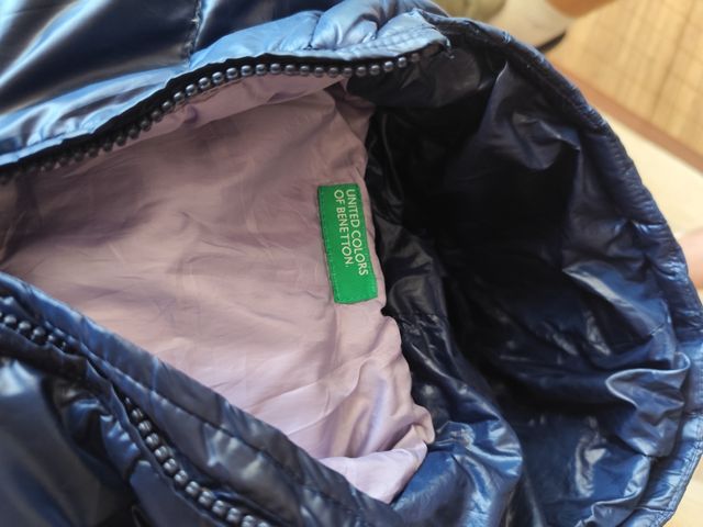 Chaqueta cuero y plumón niño