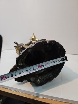 Escultura de bronce.