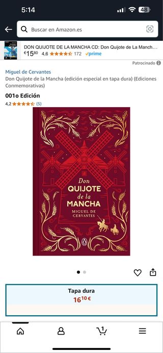 Don Quijote de la Mancha (Edición conmemorativa...