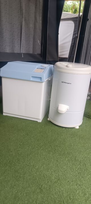 Lavadora y centrifugadora camping