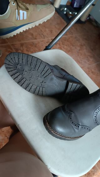 Botines grises mujer nº39. Negociable
