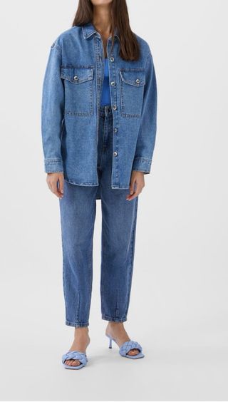 Sobrecamisa vaquera Stradivarius