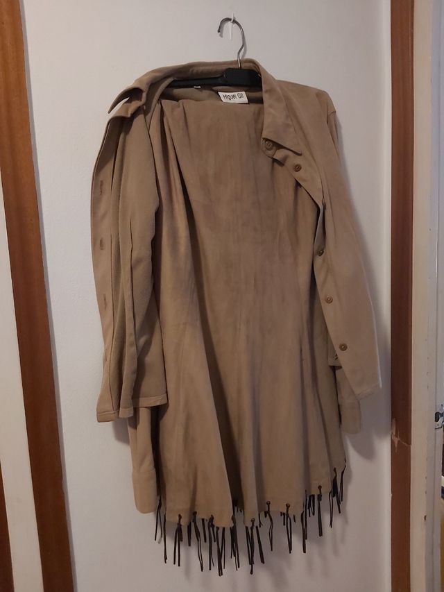 Traje Miguel Gil - Falda larga y Chaqueta camisera