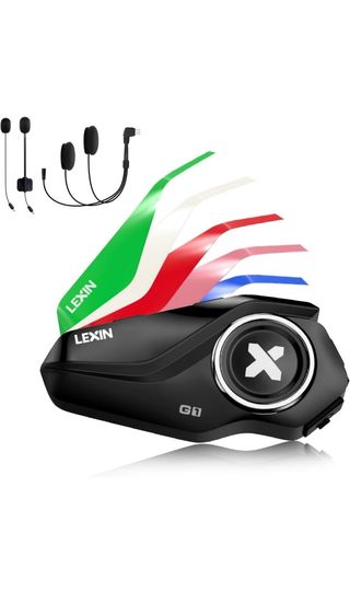 LEXIN G1 Intercomunicador Casco Moto Bluetooth