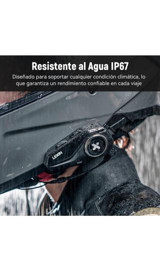 LEXIN G1 Intercomunicador Casco Moto Bluetooth