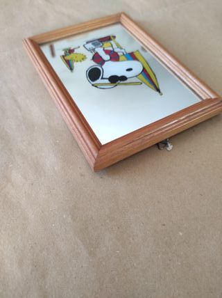Specchio vintage Snoopy e Woodstock