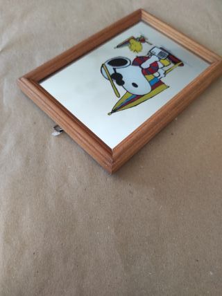 Specchio vintage Snoopy e Woodstock