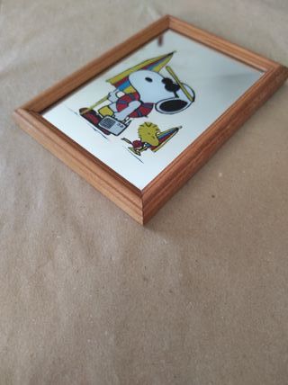 Specchio vintage Snoopy e Woodstock