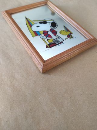 Specchio vintage Snoopy e Woodstock