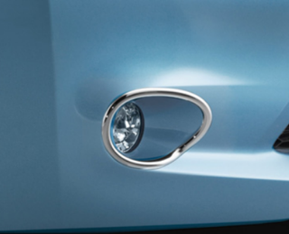 Aros cromados par faros antiniebla Nissan Leaf