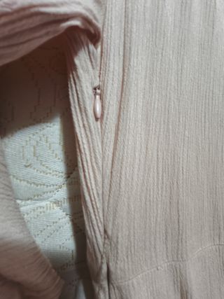 Vestido rosa palo mangas campana