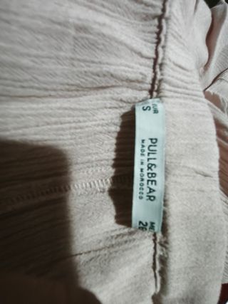 Vestido rosa palo mangas campana