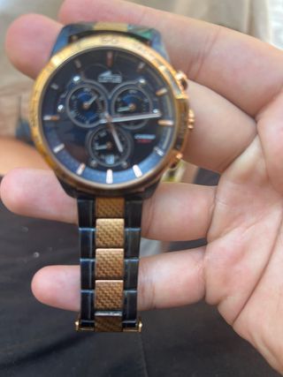 Reloj Lotus Cronógrafo Azul-Dorado