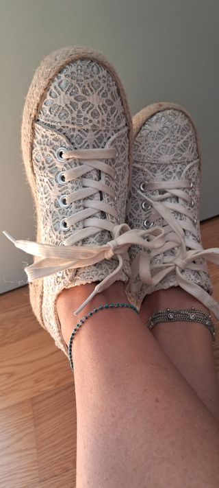 Scarpe sportive argentate