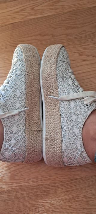 Scarpe sportive argentate