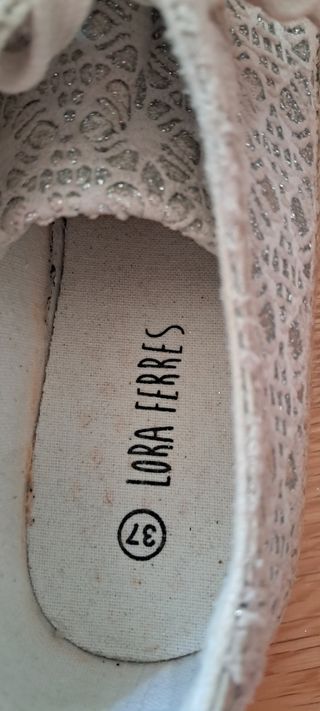 Scarpe sportive argentate