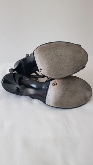 Zapatos de Tango Negro Charol