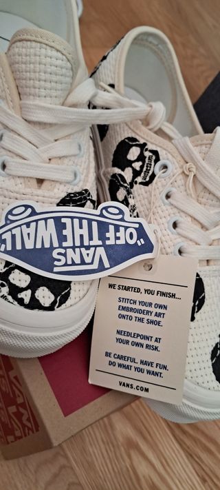 Vans Authentic Skull - Scarpe Beige/Nero 37