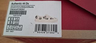 Vans Authentic Skull - Scarpe Beige/Nero 37