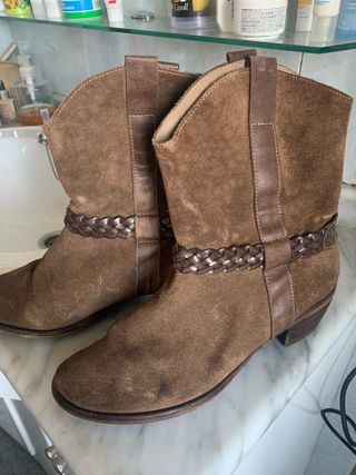 Botines ante marrón