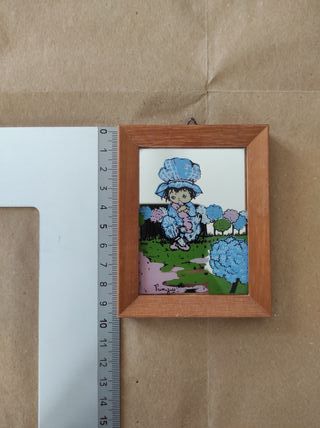 Quadro specchio vintage primiziae