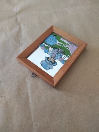 Quadro specchio vintage primiziae