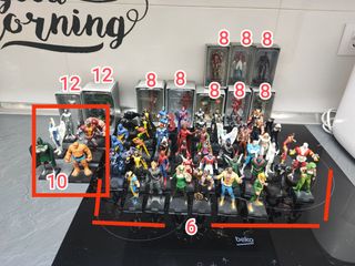 Figuras de plomo Marvel y DC Eaglemoss
