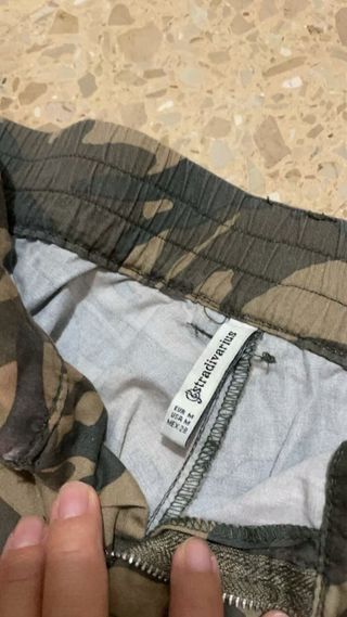 Pantalones Cargo & Shorts de Terciopelo
