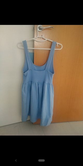 Vestido Zara celeste