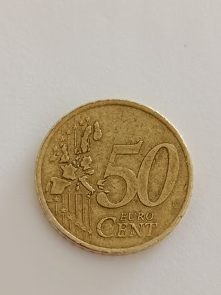 Moneda 50 céntimos Francia 1999