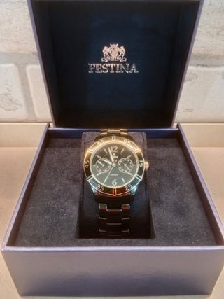 Reloj Festina mujer dorado