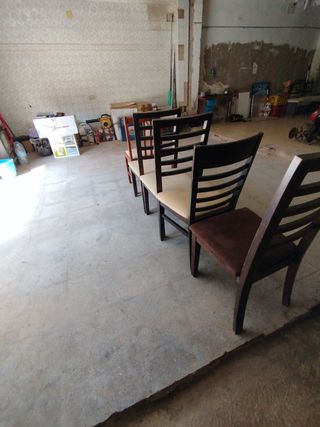 4 Sillas Comedor Madera