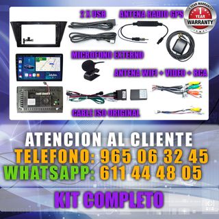 PANTALLA GPS IVECO DAILY 2014-2020 CARPLAY ANDROID