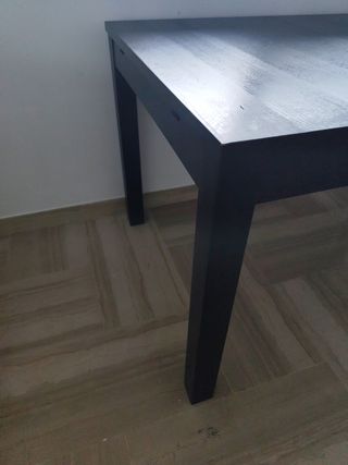 Mesa extensible Ikea negra 140-220cm