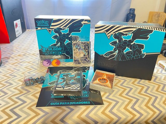 Etb Pokémon Fulgor Negro, black bolt Tcg