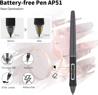 Pantalla y Tableta Gráfica de Dibujo 16"