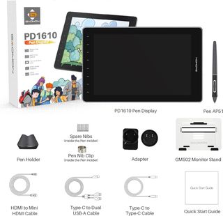 Pantalla y Tableta Gráfica de Dibujo 16"