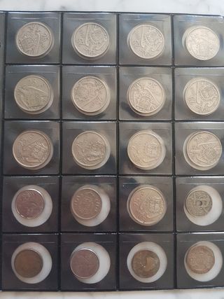  Monedas Franco España y otros paises