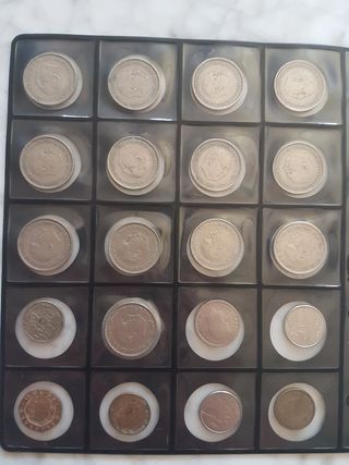  Monedas Franco España y otros paises