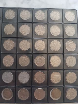  Monedas Franco España y otros paises