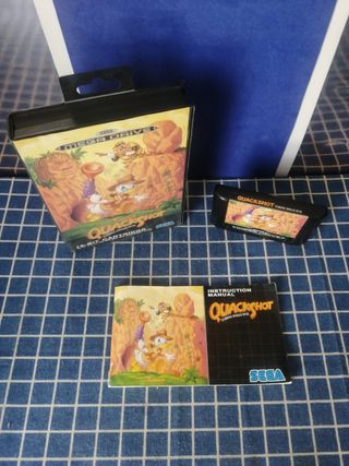 MEGADRIVE QUACKSHOT CON PAPERINO ORIGINALE 