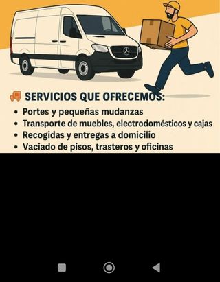 Pequeños portes ,recogidas y entrega.