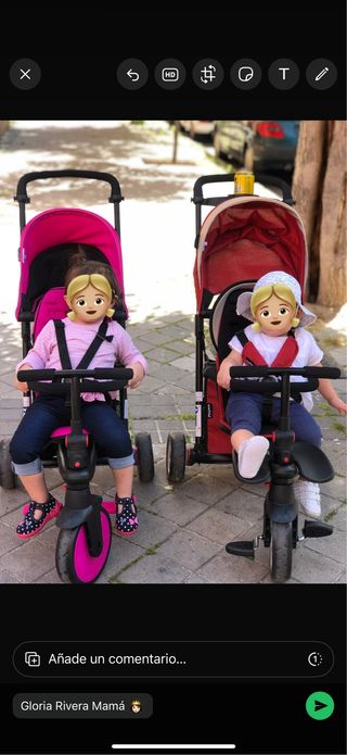 Triciclo Smartrike Plegable Rosa
