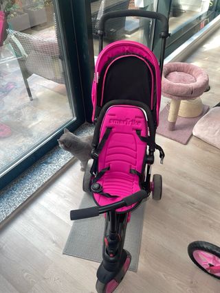 Triciclo Smartrike Plegable Rosa