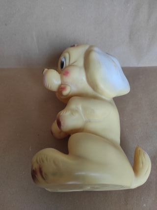 Pupazzo cane in gomma ledraplastic