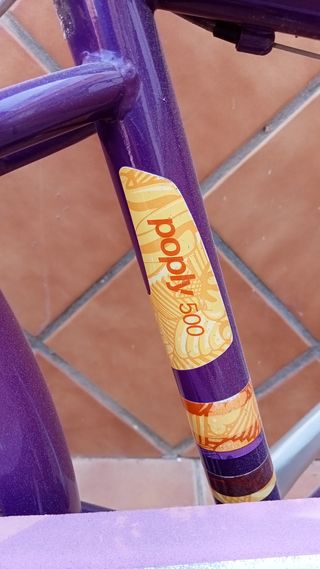 Bicicleta B'Twin niña, púrpura