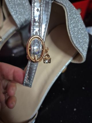 Zapatos plata fiesta