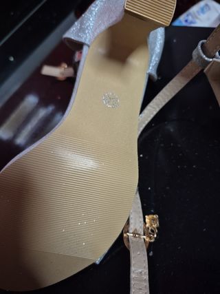 Zapatos plata fiesta